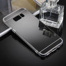 For Galaxy S8 + / G9550 Acrylic TPU Mirror Protective Back Cover Case(Black)