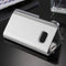 For Galaxy A5 (2017) / A520 Electroplating Mirror Horizontal Flip Leather Case with Holder(Silver)