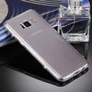 For Galaxy S8 Diamond Encrusted Transparent Soft TPU Protective Back Cover Case (Transparent)