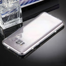 For Galaxy S8 Diamond Encrusted Transparent Soft TPU Protective Back Cover Case (Transparent)