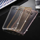 For Galaxy S8 Diamond Encrusted Transparent Soft TPU Protective Back Cover Case (Transparent)