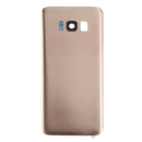 Battery Back Cover with Camera Lens Cover & Adhesive for Galaxy S8+ / G955(Gold)