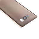 Battery Back Cover with Camera Lens Cover & Adhesive for Galaxy S8+ / G955(Gold)