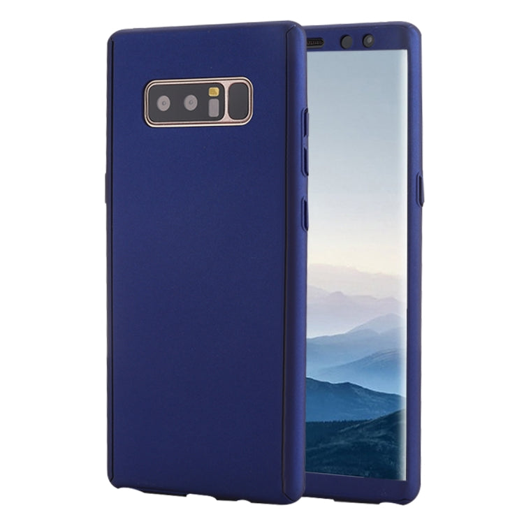 For Galaxy Note 8 Full Coverage Protective Case Back Cover(Dark Blue)