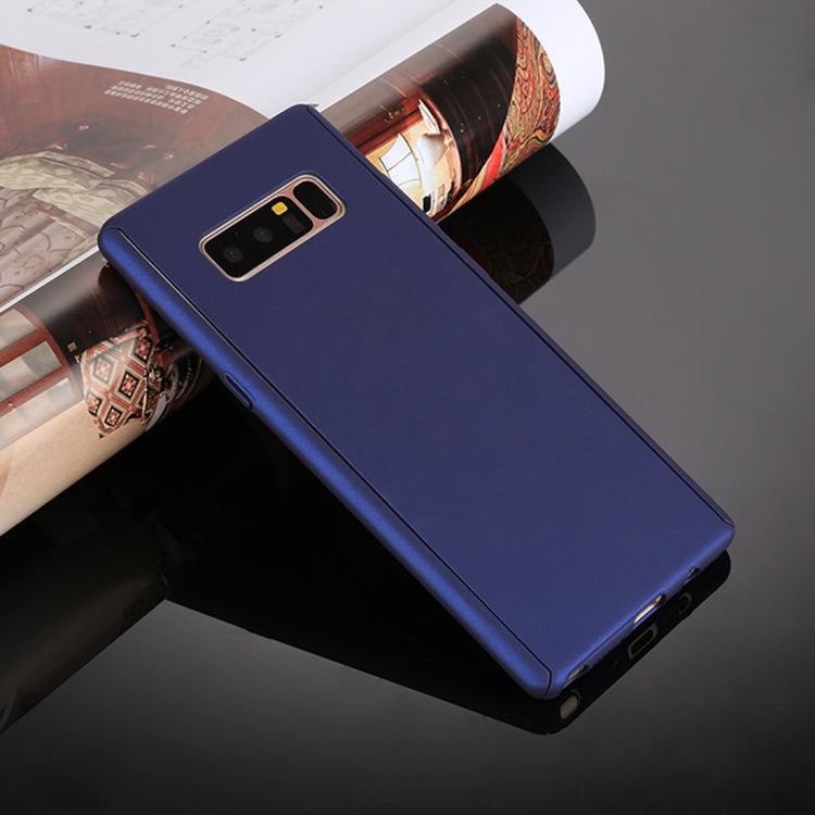 For Galaxy Note 8 Full Coverage Protective Case Back Cover(Dark Blue)