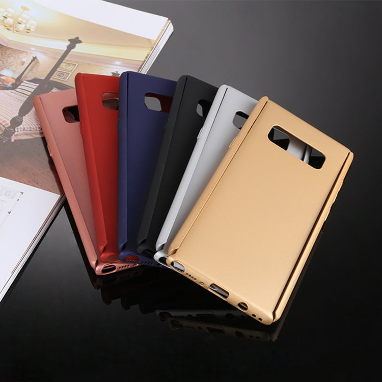 For Galaxy Note 8 Full Coverage Protective Case Back Cover(Dark Blue)