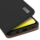 DUX DUCIS WISH Series TPU + PU + Leather Case for Galaxy S10 E, with Card Slots & Wallet (Black)