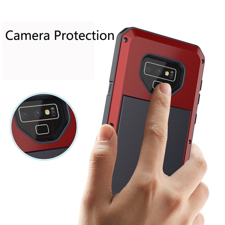 Metal Shockproof Daily Waterproof Protective Case for Galaxy Note 9(Black)