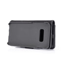 DG.MING Crazy Horse Texture Flip Detachable Magnetic Leather Case for Samsung Galaxy S10 E, with Holder & Card Slots & Wallet(Black)