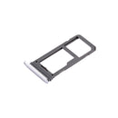 SIM Card Tray + Micro SD Tray for Galaxy S8(Silver)