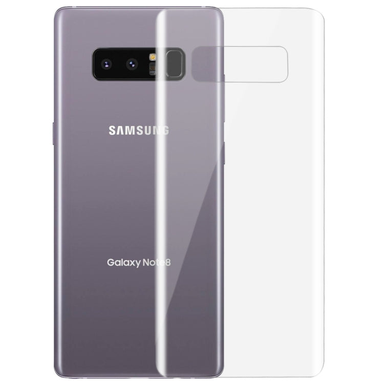 0.1mm HD 3D Curved PET Back Full Screen Protector for Galaxy Note 8(Transparent)