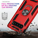 Sergeant Armor Shockproof TPU + PC Protective Case for Galaxy S10 Plus, with 360 Degree Rotation Holder(Black)