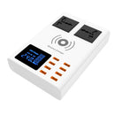 YC-CDA10W 10W Multi Port USB Intelligent Digital Display Fast Charging Wireless Charger, US Plug