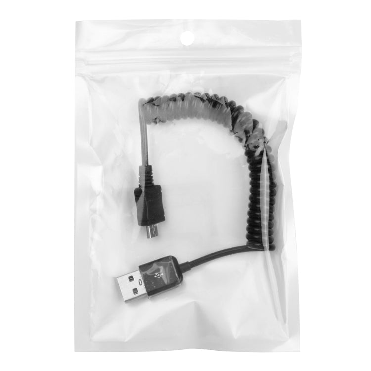 Micro USB Data / Charger Retractable Coiled Cable, Coiled Cable Stretches to 90cm, For Samsung / Huawei / Xiaomi / Meizu / LG / HTC and Other Smartphones(Black)