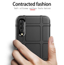 Shockproof Rugged Shield Full Coverage Protective Silicone Case for Galaxy A50(Army Green)