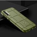 Shockproof Rugged Shield Full Coverage Protective Silicone Case for Galaxy A50(Army Green)