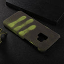 For Galaxy S9 Paste Skin + PC Thermal Sensor Discoloration Protective Back Cover Case(Fluorescent Green)
