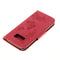 For Galaxy S8 Butterflies Embossing Horizontal Flip Leather Case with Holder & Card Slots & Wallet & Lanyard(Red)