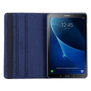 For Galaxy Tab A 10.1 / T580 Litchi Texture Horizontal Flip 360 Degrees Rotation Leather Case with Holder(Dark Blue)