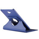 For Galaxy Tab A 10.1 / T580 Litchi Texture Horizontal Flip 360 Degrees Rotation Leather Case with Holder(Dark Blue)