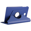 For Galaxy Tab A 10.1 / T580 Litchi Texture Horizontal Flip 360 Degrees Rotation Leather Case with Holder(Dark Blue)