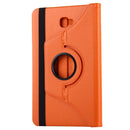 For Galaxy Tab A 10.1 / T580 Litchi Texture Horizontal Flip 360 Degrees Rotation Leather Case with Holder(Orange)