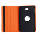 For Galaxy Tab A 10.1 / T580 Litchi Texture Horizontal Flip 360 Degrees Rotation Leather Case with Holder(Orange)