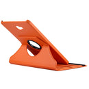 For Galaxy Tab A 10.1 / T580 Litchi Texture Horizontal Flip 360 Degrees Rotation Leather Case with Holder(Orange)