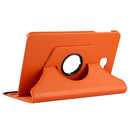 For Galaxy Tab A 10.1 / T580 Litchi Texture Horizontal Flip 360 Degrees Rotation Leather Case with Holder(Orange)