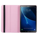 For Galaxy Tab A 10.1 / T580 Litchi Texture Horizontal Flip 360 Degrees Rotation Leather Case with Holder(Pink)