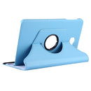 For Galaxy Tab A 10.1 / T580 Litchi Texture Horizontal Flip 360 Degrees Rotation Leather Case with Holder(Blue)