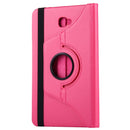 For Galaxy Tab A 10.1 / T580 Litchi Texture Horizontal Flip 360 Degrees Rotation Leather Case with Holder(Magenta)