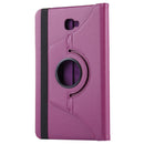 For Galaxy Tab A 10.1 / T580 Litchi Texture Horizontal Flip 360 Degrees Rotation Leather Case with Holder(Purple)