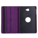For Galaxy Tab A 10.1 / T580 Litchi Texture Horizontal Flip 360 Degrees Rotation Leather Case with Holder(Purple)