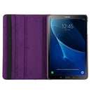 For Galaxy Tab A 10.1 / T580 Litchi Texture Horizontal Flip 360 Degrees Rotation Leather Case with Holder(Purple)