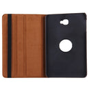 For Galaxy Tab A 10.1 / T580 Litchi Texture Horizontal Flip 360 Degrees Rotation Leather Case with Holder(Brown)