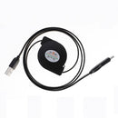 1m 2A Two in One Retractable Micro USB to Type-C Data Sync Charging Cable, For Galaxy, Huawei, Xiaomi, LG, HTC and Other Smart Phones, Rechargeable Devices(Black)