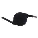 1m 2A Two in One Retractable Micro USB to Type-C Data Sync Charging Cable, For Galaxy, Huawei, Xiaomi, LG, HTC and Other Smart Phones, Rechargeable Devices(Black)