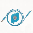 1m 2A Two in One Retractable Micro USB to Type-C Data Sync Charging Cable, For Galaxy, Huawei, Xiaomi, LG, HTC and Other Smart Phones, Rechargeable Devices(Blue)