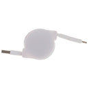 1m 2A Two in One Retractable Micro USB to Type-C Data Sync Charging Cable, For Galaxy, Huawei, Xiaomi, LG, HTC and Other Smart Phones, Rechargeable Devices(White)