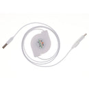1m 2A Two in One Retractable Micro USB to Type-C Data Sync Charging Cable, For Galaxy, Huawei, Xiaomi, LG, HTC and Other Smart Phones, Rechargeable Devices(White)