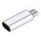 8 Pin Female to Micro USB Male Metal Shell Adapter, For Samsung / Huawei / Xiaomi / Meizu / LG / HTC and Other Smartphones(Silver)