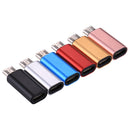 8 Pin Female to Micro USB Male Metal Shell Adapter, For Samsung / Huawei / Xiaomi / Meizu / LG / HTC and Other Smartphones(Silver)
