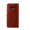 For Galaxy S8 Retro Crazy Horse Texture Horizontal Flip Leather Case with Holder & Card Slots & Wallet & Photo Frame(Brown)