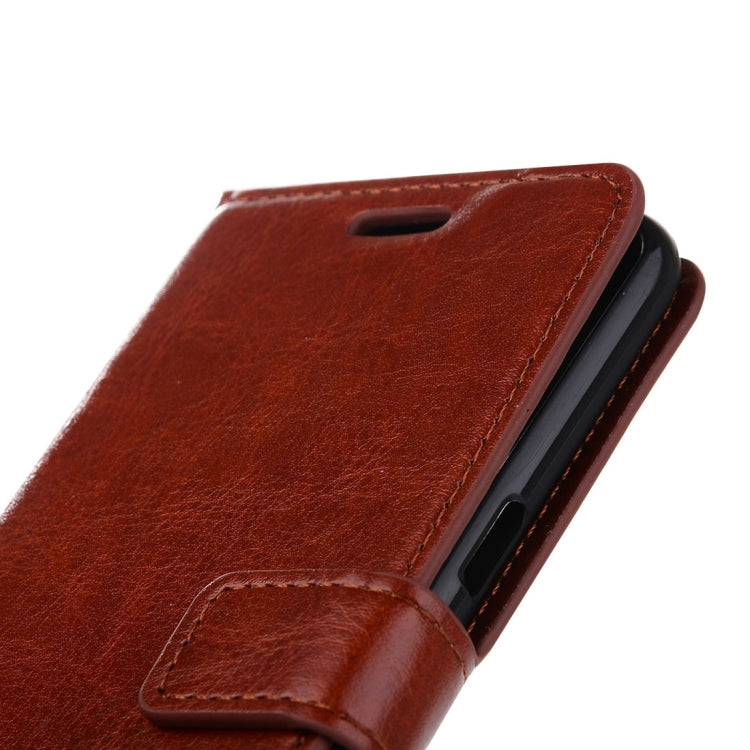 For Galaxy S8 Retro Crazy Horse Texture Horizontal Flip Leather Case with Holder & Card Slots & Wallet & Photo Frame(Brown)