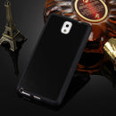 For Galaxy Note III / N9000 Anti-Gravity Magical Nano-suction Technology Hybrid Sticky Selfie Protective Case(Black)