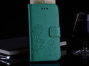 For Galaxy S9 Rose Embossed Horizontal Flip Environmental PU Leather Case with Holder & Card Slots & Wallet(Green)