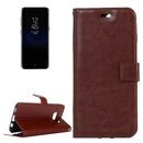 For Galaxy S8 Retro Crazy Horse Texture Horizontal Flip Leather Case with Holder & Card Slots & Wallet & Photo Frame & Lanyard(Brown)