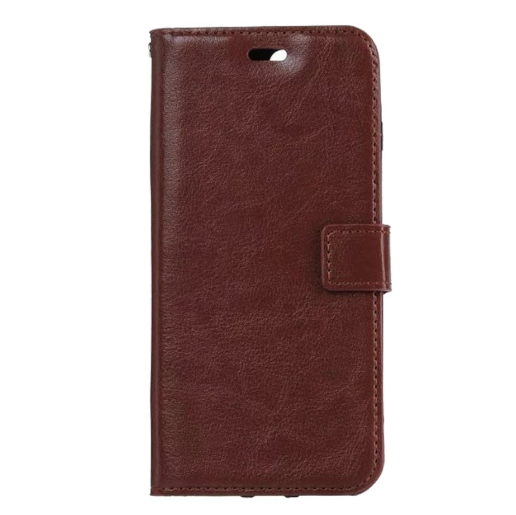 For Galaxy S8 Retro Crazy Horse Texture Horizontal Flip Leather Case with Holder & Card Slots & Wallet & Photo Frame & Lanyard(Brown)