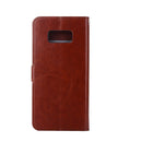 For Galaxy S8 Retro Crazy Horse Texture Horizontal Flip Leather Case with Holder & Card Slots & Wallet & Photo Frame & Lanyard(Brown)